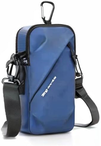 Phone Holder Armband, Small Crossbody Shoulder Holsters Bag with Arm Band, Fits iPhone and Android, Use for Running, Walking, Hiking & Biking (6.7 Inches, Blue)
