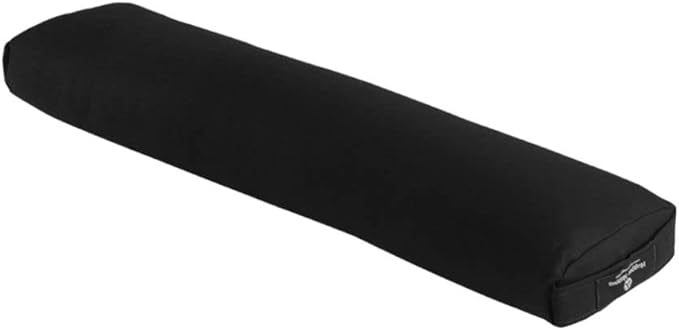 Hugger Mugger Pranayama Yoga Bolster - Very Firm, use Under Length of Spine for Deeper Breathing or Under Ankles, Handmade in The USA
