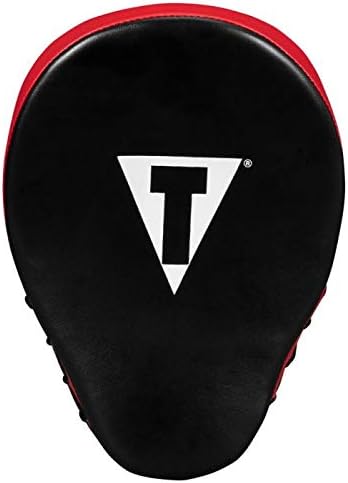 Title Boxing Classic Charge Punch Mitts, Black/Red