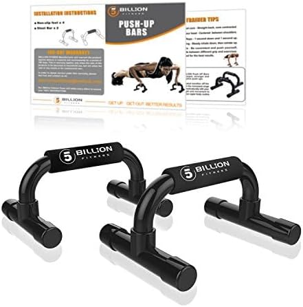 Push up Bars,5BILLION Strength Training Push Up Handle,Portable Calisthenics Bar for Home Gym Workout, Pushup Bar Calisthenics Equipment,Up to 330Lbs