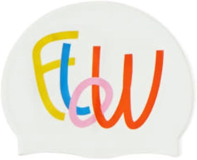 Unisex Silicone Swimming hat That Protects Hair and Ears, Pretty and Cool Artist Collaboration Design Swimming hat