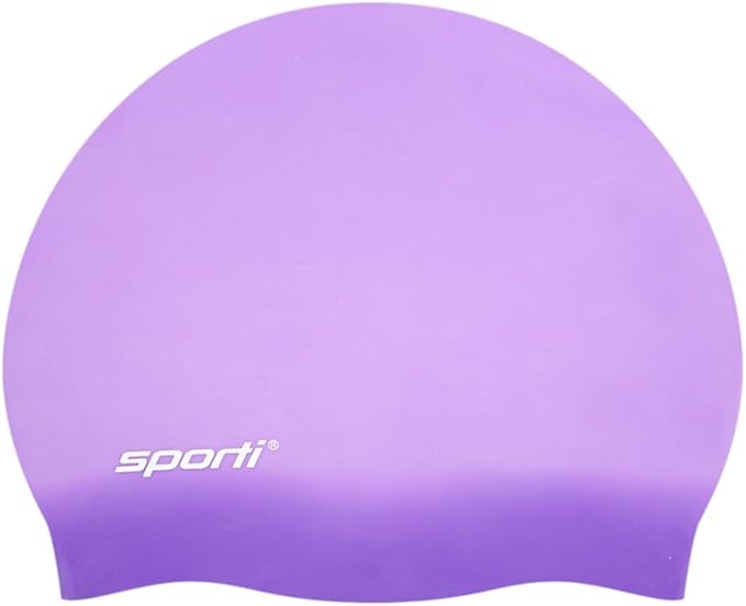 Sporti Silicone Swim Cap for Kids, Unisex Youth Swimming Cap, Protection Bathing Caps for Your Children, Aged 2-10
