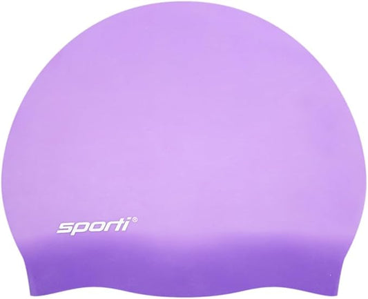 Sporti Silicone Swim Cap for Kids, Unisex Youth Swimming Cap, Protection Bathing Caps for Your Children, Aged 2-10
