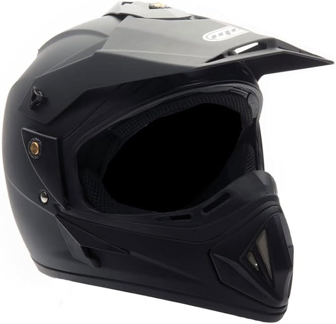 MMG Adult Motorcycle Off Road Helmet DOT - MX ATV Dirt Bike Motocross UTV - with Goggles