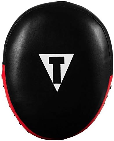 TITLE Boxing Air Vent Technology Punch Mitts, Black/Red - Boxing Pads, Muay Thai Pads, Punching Mitts, Focus Mitts, Boxing Equipment, Punching Pads, MMA Equipment, Kickboxing