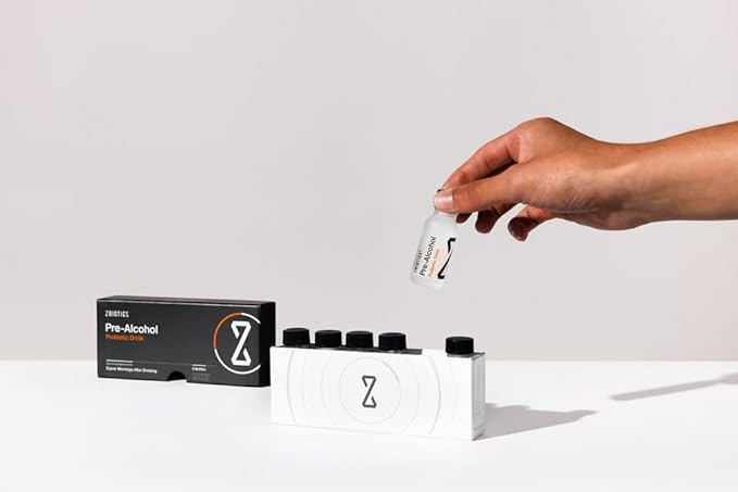 ZBiotics — Feel Better After Drinking, Wake Up Refreshed, Science-Backed, Patented Probiotic for Easier Mornings, Travel-Friendly, 6-Pack of 0.5 Fl Oz Bottles