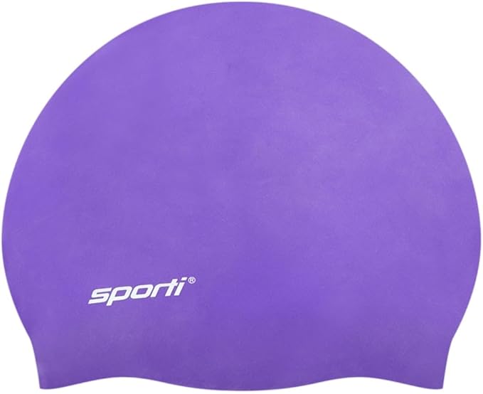 Sporti Silicone Swim Cap for Kids, Unisex Youth Swimming Cap, Protection Bathing Caps for Your Children, Aged 2-10