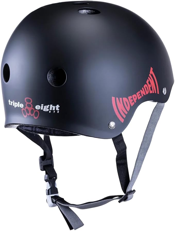 Triple Eight Certified Sweatsaver Helmet for Skateboarding, BMX, Roller Derby, Roller Skating, Inline Skating, Scooter and Bike