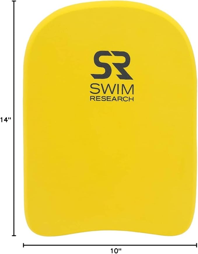 Swim Training Kickboard - Swimming Pool Equipment Foam Kick Board by Swim Research (Available in Adult or Junior Size, Sold Separately)