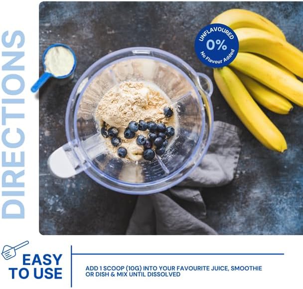 The Intelligent Health Hydrolyzed Collagen Peptides Powder, Grass Fed, High Protein, Unflavored, Gluten-Free, Paleo & Keto Friendly, 10g per Serving (2kg) Supports Skin, Hair, Nails, Joints, & Bones