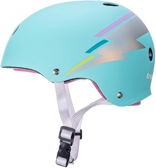 Triple Eight Certified Sweatsaver Helmet for Skateboarding, BMX, Roller Derby, Roller Skating, Inline Skating, Scooter and Bike