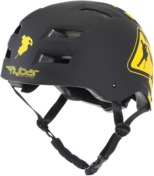 Flybar Bike Helmet- Multi Sport Dual Certified Adjustable Dial, Lightweight Skateboard Helmet, Roller Skating, Pogo, Electric Scooter, Snowboard, Boys and Girls Kids- Adults Helmets