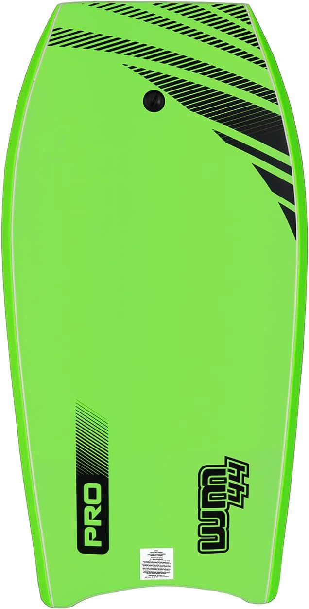 44 inch Body Board Ultimate Wavemaster Pro Bodyboard, Super EPS Core with Pro Quality Wrist Leash