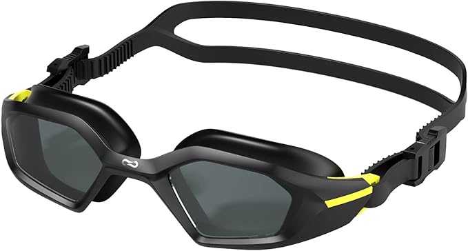 COPOZZ Men's Swim Goggles, Swimming Goggles Anti-fog No Leaking UV Protection for Adult men