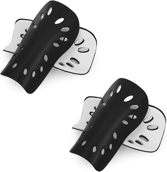 Soccer Shin Guards for Kids Youth, 2 Pairs Breathable Shin Pads for Boys Girls Teens Adults, Lightweight Football Equipment Cushion Protection for Men Women