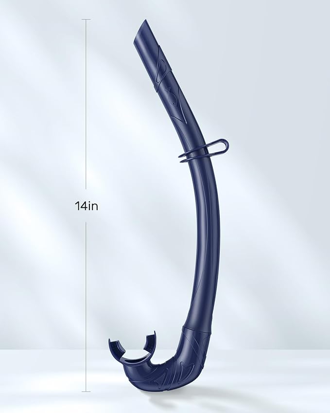 W WSTOO Adults Diving Snorkel Breathing Tube Silicone Flexible Foldable Snorkel Anti-Drop for Freediving Swim Training,Diving and Scuba Diving,Easy to Carry for Travel