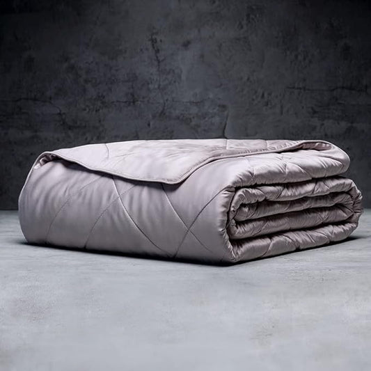 LUXOME Lightweight Blanket | 100% Rayon (Viscose) from Bamboo Fabric & Fill | King/Cal King - 98"x92" | Thermal-Regulating | Super Soft | Dove