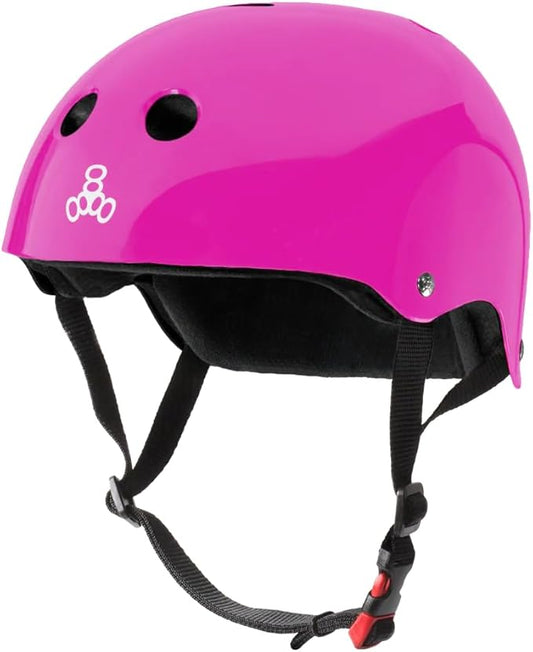 Triple Eight Certified Sweatsaver Helmet for Skateboarding, BMX, Roller Derby, Roller Skating, Inline Skating, Scooter and Bike