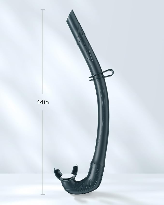 W WSTOO Adults Diving Snorkel Breathing Tube Silicone Flexible Foldable Snorkel Anti-Drop for Freediving Swim Training,Diving and Scuba Diving,Easy to Carry for Travel