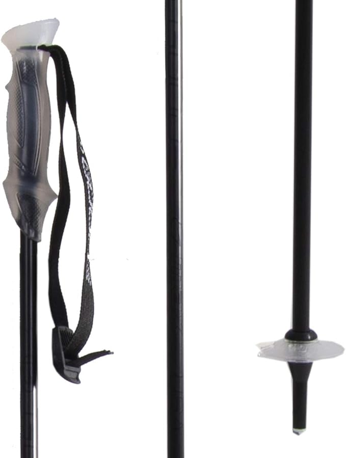 GOODE G-Max Summit Ski Poles – Lightweight & Durable Carbon Composite Downhill Ski Poles for Men & Women – Ergonomic Grip & Shock Absorbing Design – Pair