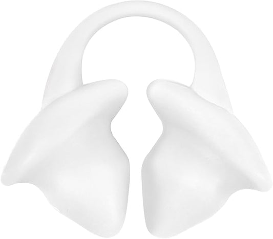 Nose Plugs for Swimming for Kids(Age 4-7),Painless Nose Clip for Swimming, Ensure Comfort and Safety in The Water (White, Small)