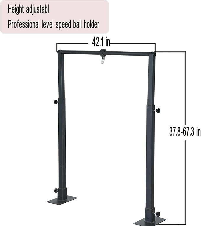 Speed Bag Boxing Punching Bag Training：No Bag Boxing.Adjustable Feight for Professional Training, Zpeed Response Training Stand