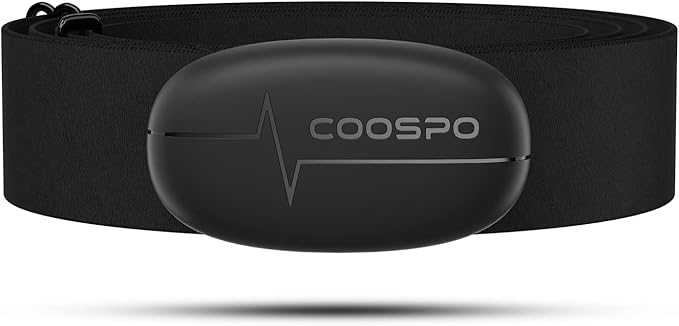 COOSPO H6 Heart Rate Monitor Chest Strap Bluetooth 4.0 ANT+ IP67 Chest Heart Rate Sensor for Peloton Polar DDP Yoga Map My Ride Garmin Sports Watches