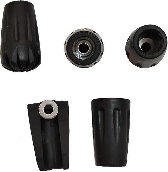 Trekking Pole Accessories Extra Thick and Wear Resisting Rubber Tips Snow Support Mud Support for Hiking Poles for All Common Trekking Poles, Hiking Sticks, Nordic Walking Poles with a Inner Diameter of 11mm/0.43"
