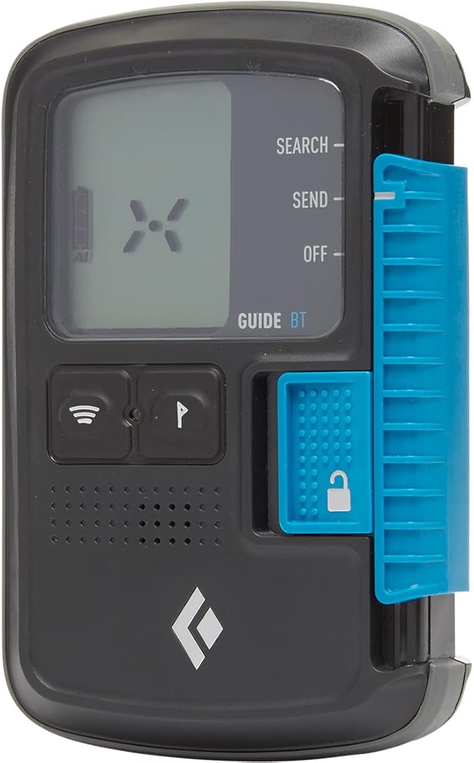 Black Diamond BD Guide Bluetooth Avalanche Beacon Transceiver for Ski, Snowboard, Sled, Backcountry, Mountaineering