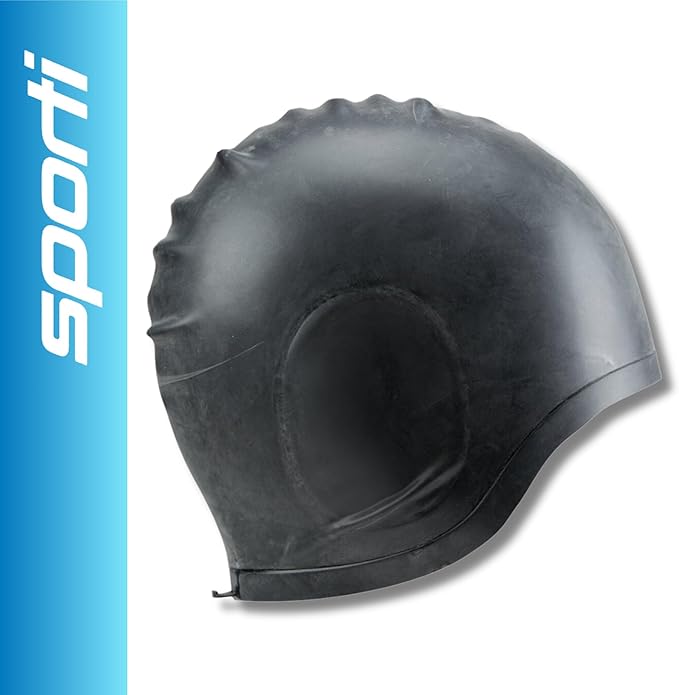 Sporti Silicone Ear Swim Cap