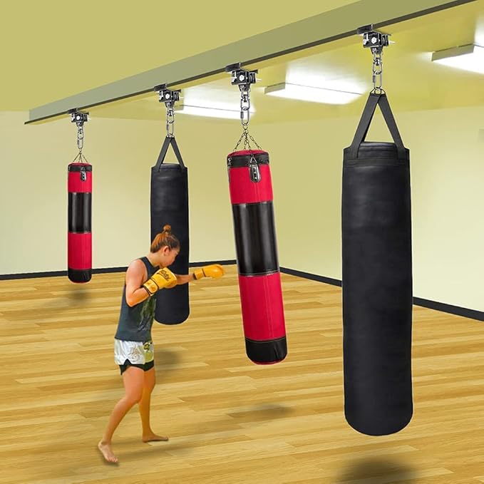 BeneLabel Punching Bag Hanger, Heavy Bag Mount, Boxing Bag Kit, Holder, Wall Mount, Accessories for Beam, 400KG Capacity