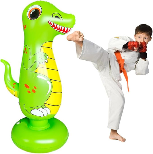Punching Bag for Kids, Free Standing Boxing Bag for Bounce Back Focus Punching Bag for Practicing Karate, Taekwondo, De-Stress Boxing Bag for Kids.