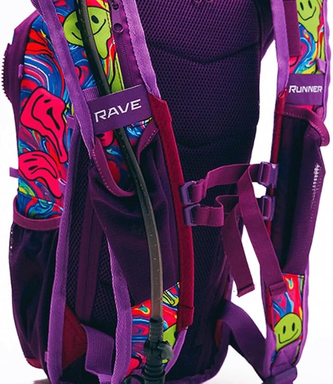 RaveRunner® Anti-Theft Hydration Backpack | Rave Hydration Pack, Festival Water Bag, Hydropack Rave, Hydration Pack EDC