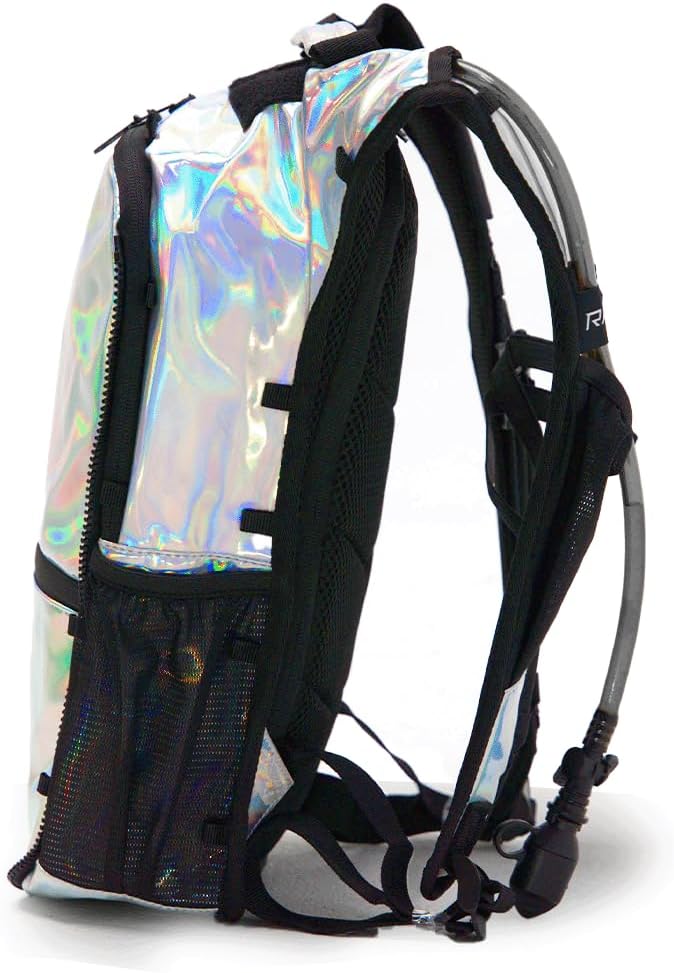 RAVERUNNER® Anti-Theft Hydration Backpack | Festival Approved Rave Backpack for Concert Goers, Leak-Free Festival Water Backpack for EDC, Rave Hydration Pack