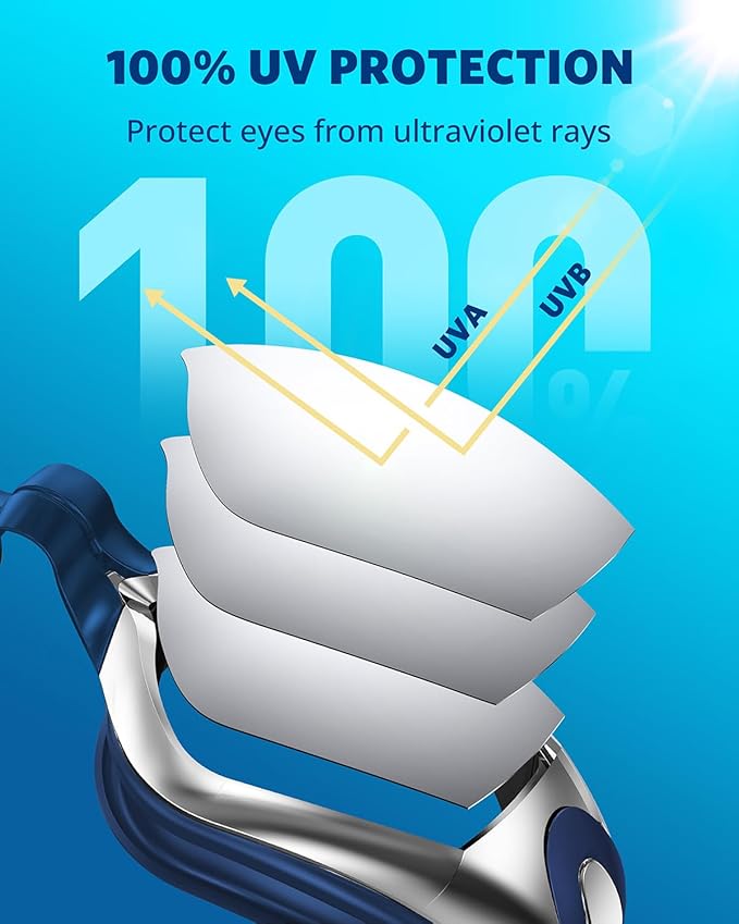 Aegend Swim Goggles, Swimming Goggles No Leaking Full Protection Adult Men Women Youth