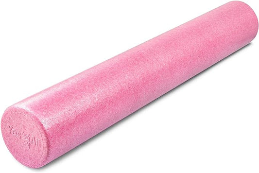 Yes4All High-Density EPP Round Back Roller Foam, Exercise Foam Roller for Yoga, Pilates & Stretching - 12, 18, 24, 36 inch