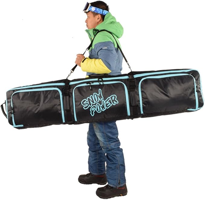 UNISTRENGH Fully Padded Snowboard Bag Waterproof Snow Sports Ski Boots&Helmet Equipment Bags