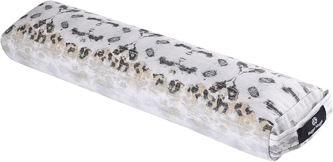 Hugger Mugger Pranayama Yoga Bolster - Very Firm, use Under Length of Spine for Deeper Breathing or Under Ankles, Handmade in The USA