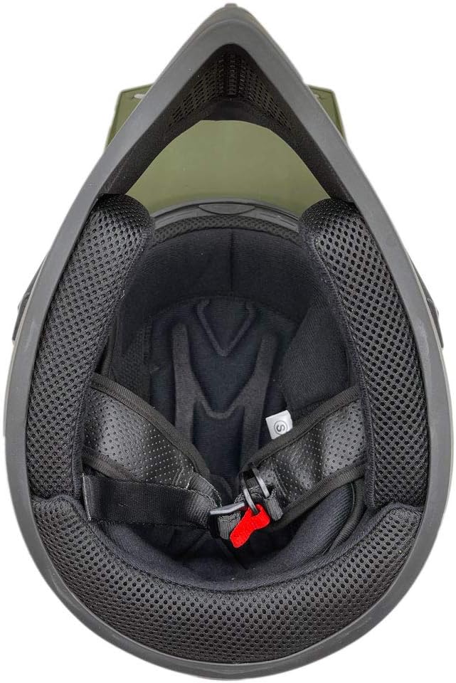 MMG Adult Motorcycle Off Road Helmet DOT - MX ATV Dirt Bike Motocross UTV - with Goggles