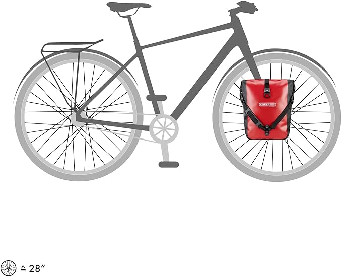 Ortlieb Sport-Roller Classic QL2.1 Panniers (Pair) RED-Black #F6302