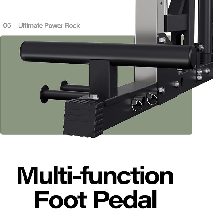 Major Fitness Drone2 Smith△ Machine – All-in-One Home Gym Squat Rack with Weight Bar, Dual LAT Pull-Down Systems & Cable Crossover Machine for Full-Body Workouts