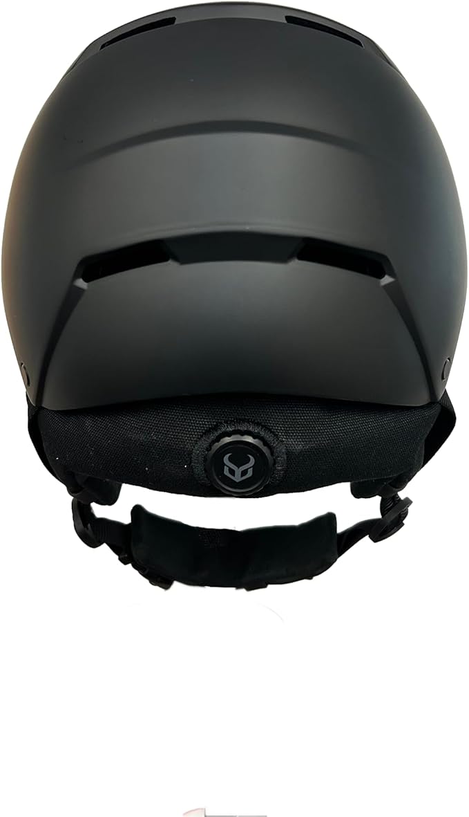 Demon United Ski and Snowboard Visor Helmet-Snowboard Helmet with Removable Visor Goggles and Rear Dial Adjustment- Snow Sport Helmets for Men and Women