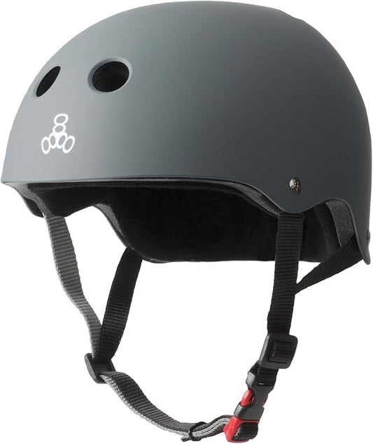 Triple Eight Certified Sweatsaver Helmet for Skateboarding, BMX, Roller Derby, Roller Skating, Inline Skating, Scooter and Bike