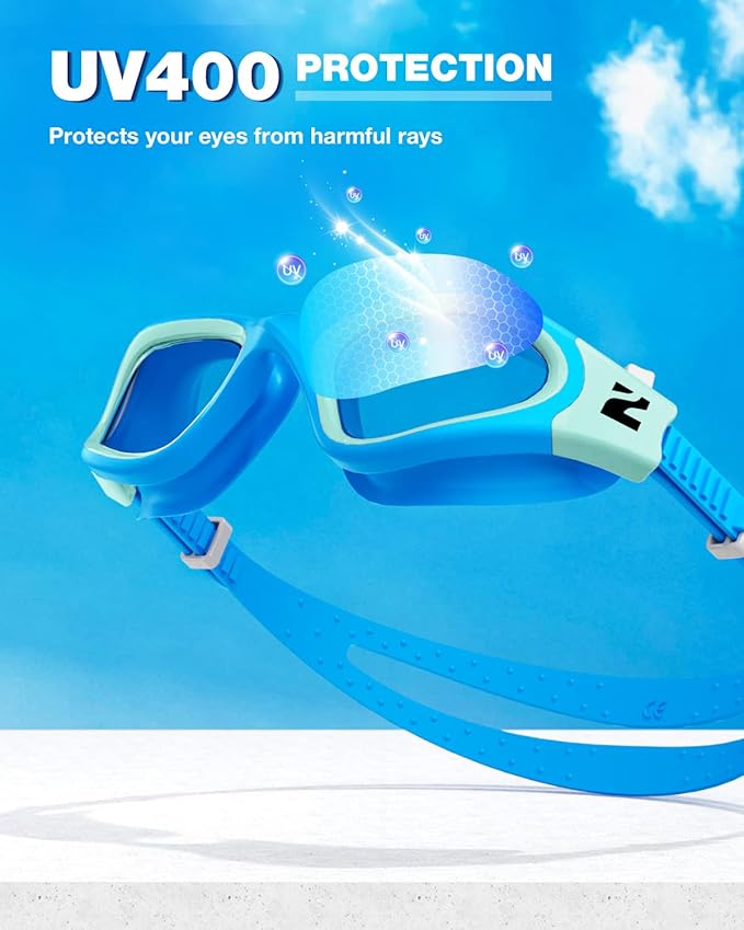 ZIONOR Swim Goggles, G1 SE Swimming Goggles Anti-fog for Adult Men Women