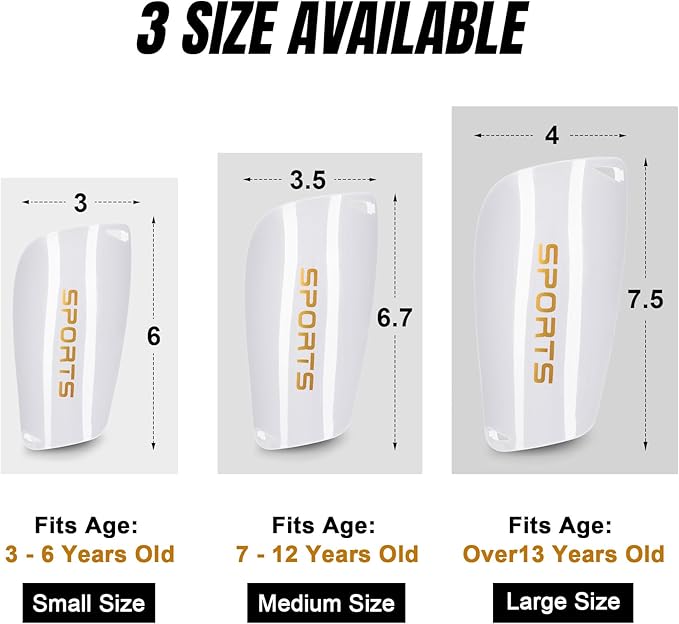 XZQTIVE Soccer Shin Guards with Shin Sleeves and Soccer Socks, Football Shin Pads Set for Kids Youth and Adult