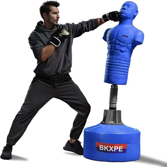 Punching Bags for Adults Silica Gel Heavy Bag Stand Bob Punching Dummy Kick Boxing Mannequin Home Gym