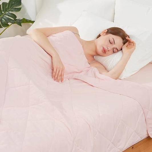 Cozy Bliss Cooling Blanket for Hot Sleepers, Q-Max 0.4 Cooling Comfort King Size, Cold Blankets for Night Sweats Sleeping, Ultra-Cool Lightweight Breathable Summer Blanket for Bed