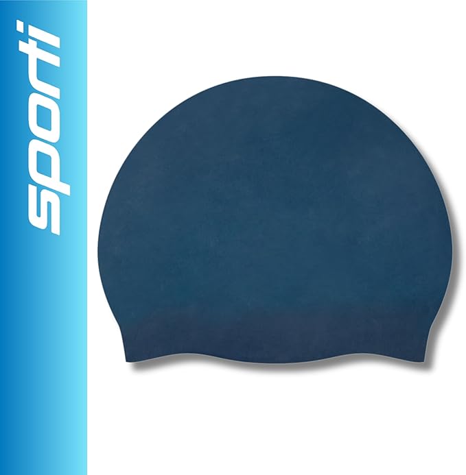 Sporti Silicone Swim Cap for Kids, Unisex Youth Swimming Cap, Protection Bathing Caps for Your Children, Aged 2-10