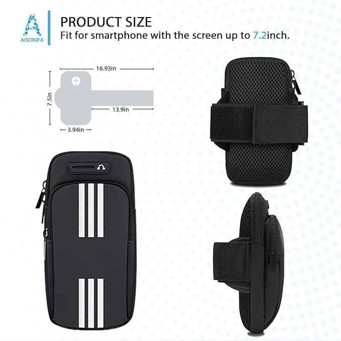 Running Armband, Cell Phone Purse Small Crossbody Bags for Women Men Kids Pouch for iPhone 15/14/13 pro/Plus/xs/xr/xs max, Galaxy S22 Ultra and More
