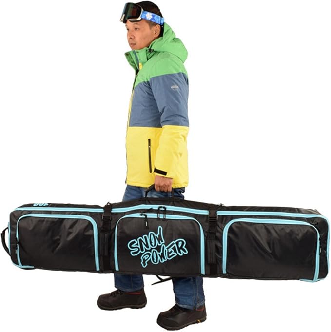 UNISTRENGH Fully Padded Snowboard Bag Waterproof Snow Sports Ski Boots&Helmet Equipment Bags